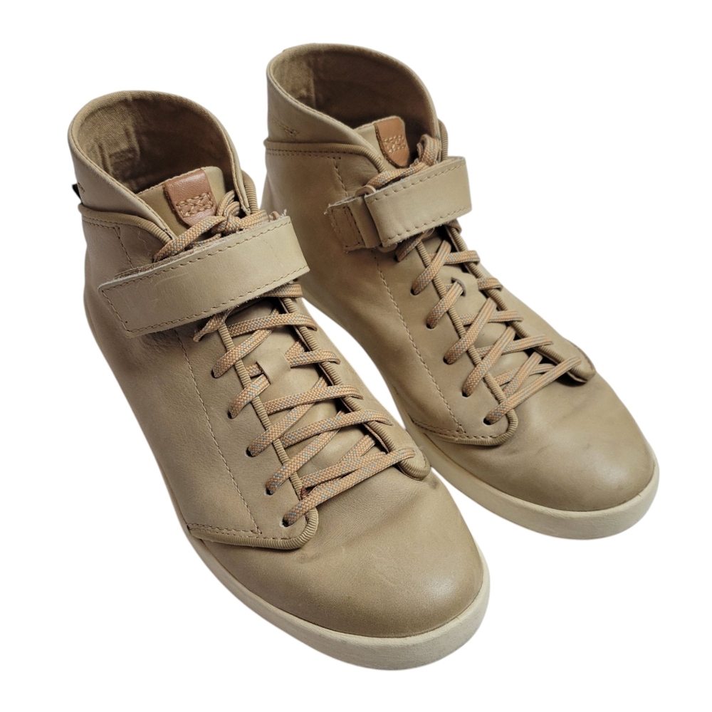 Teva | Beige Chukka High Top Real Leather Sneakers Shoes Womens 7